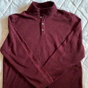 Mens XL Van Heusen sweater -Burgundy
